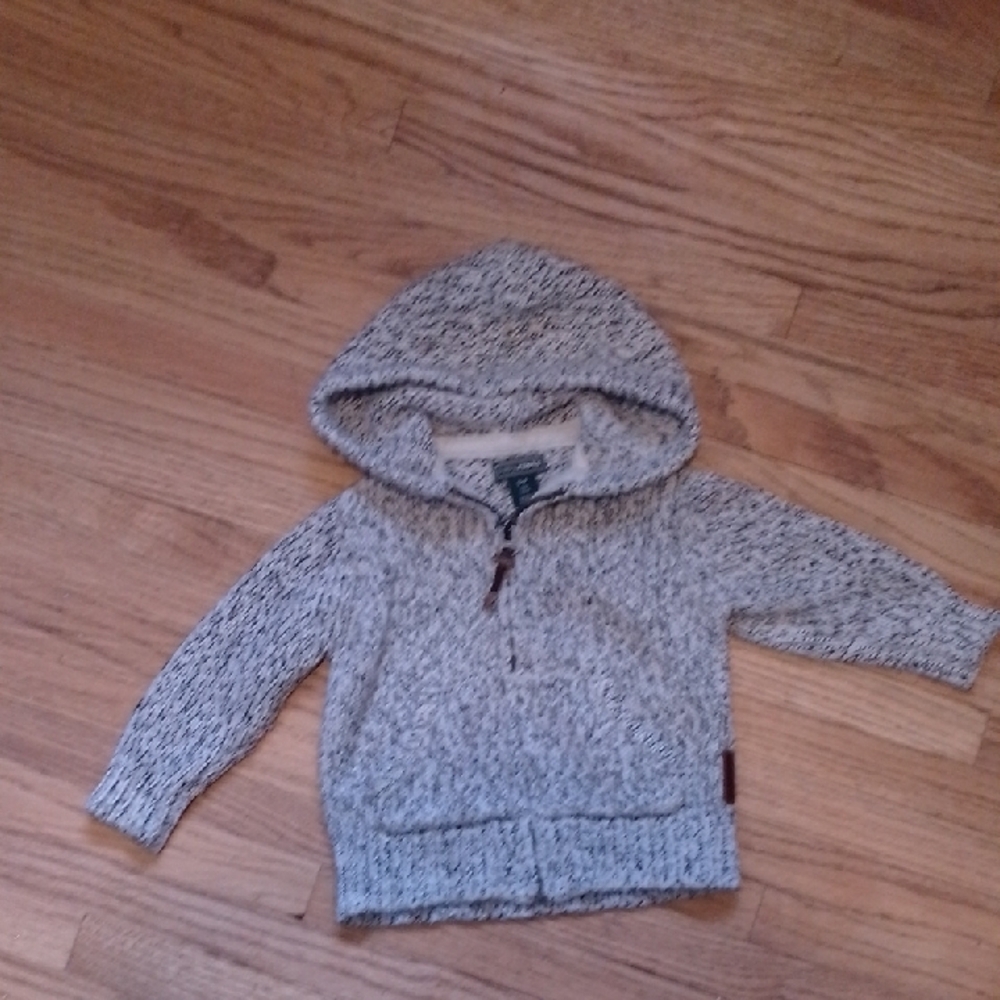 Baby Roots Gray Knit Sweater Cozy Infant Sweater For The First Year Of Life ✨